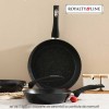Royalty Line RL-FM3F-BLK - set de 3 tigăi cu acoperire de ceramică cu particule de marmură Royalty Line RL-FM3F-BLK - set de 3 tigăi cu acoperire de ceramică cu particule de marmură