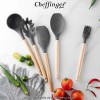Cheffinger Home UT11 - set de 12 ustensile de bucătărie cu suport