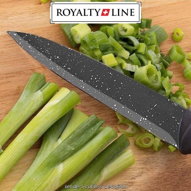 Royalty Line RL-MB5S - set de 5 cuțite și decojitor Royalty Line RL-MB5S - set de 5 cuțite și decojitor