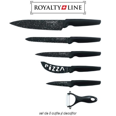 Royalty Line RL-MB5N - set de 5 cuțite și decojitor Royalty Line RL-MB5N - set de 5 cuțite și decojitor