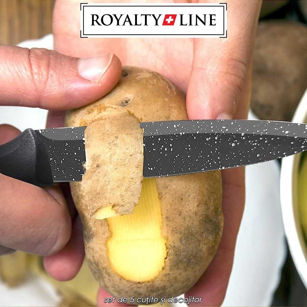 Royalty Line RL-MB5N - set de 5 cuțite și decojitor