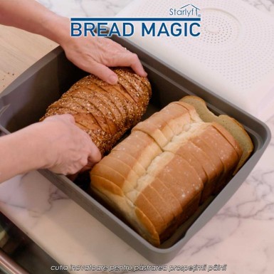 Starlyf Bread Magic Large - cutia inovatoare pentru păstrarea prospețimii pâinii Starlyf Bread Magic Large - cutia inovatoare pentru păstrarea prospețimii pâinii