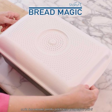 Starlyf Bread Magic Large - cutia inovatoare pentru păstrarea prospețimii pâinii Starlyf Bread Magic Large - cutia inovatoare pentru păstrarea prospețimii pâinii