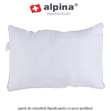 Alpina Principo Pillow - pernă din microfibră Flexofill pentru un somn echilibrat Alpina Principo Pillow - pernă din microfibră Flexofill pentru un somn echilibrat