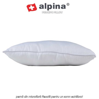 Alpina Principo Pillow - pernă din microfibră Flexofill pentru un somn echilibrat Alpina Principo Pillow - pernă din microfibră Flexofill pentru un somn echilibrat