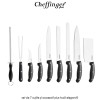 Cheffinger Home BG10  - set de 7 cuțite și accesorii plus husă elegantă