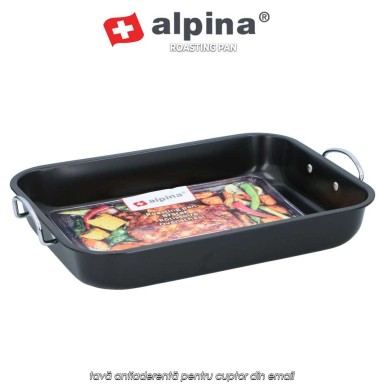 Alpina Roast Pan - tavă antiaderentă pentru cuptor din email Alpina Roast Pan - tavă antiaderentă pentru cuptor din email