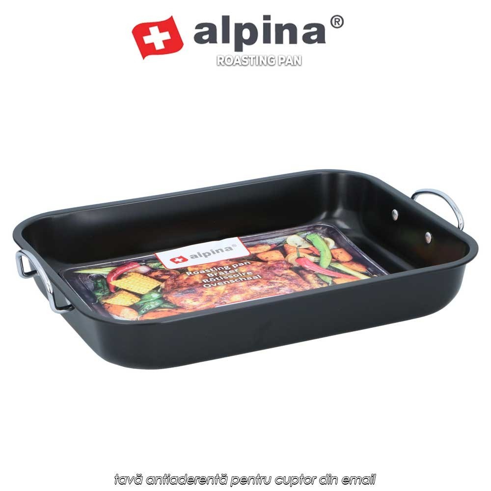 Alpina Roast Pan - tavă antiaderentă pentru cuptor din email
