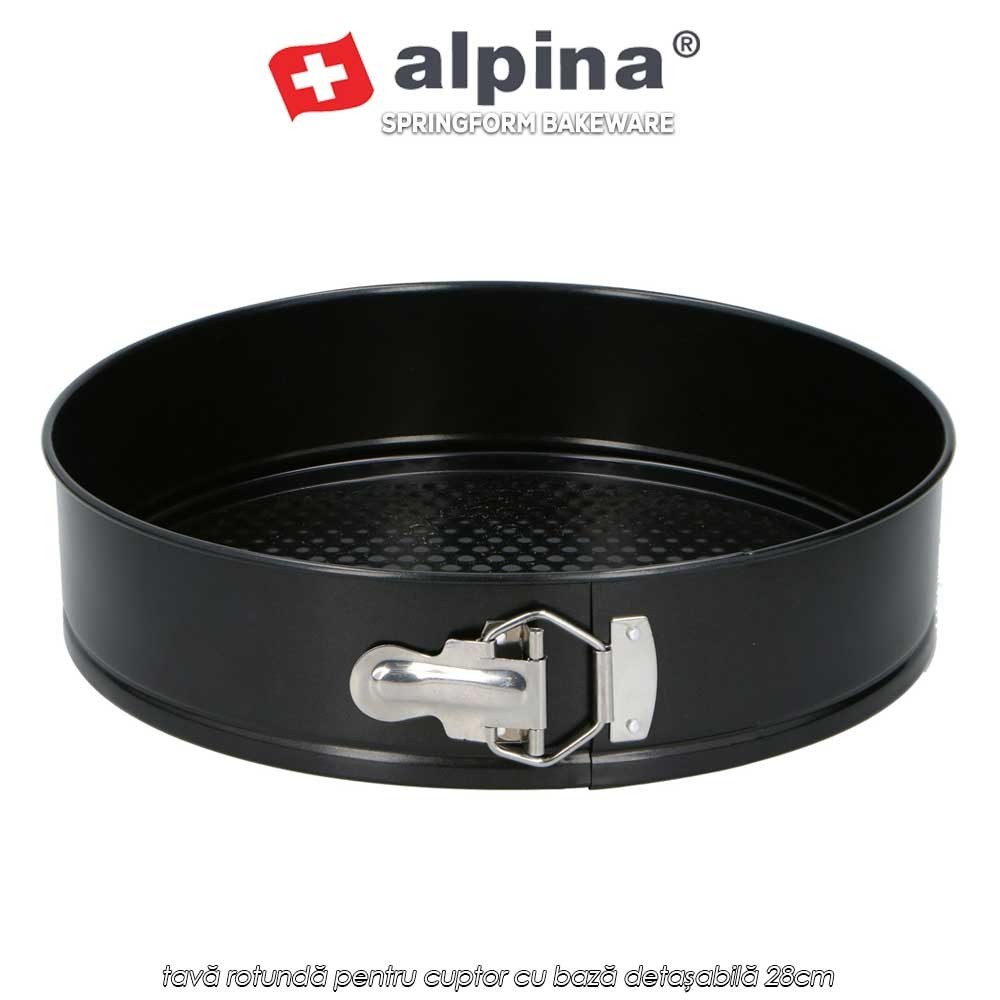 Alpina Springform Bakeware - tavă rotundă pentru cuptor cu bază detașabilă 28cm