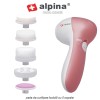 Alpina Facial Cleaner - perie de curățare facială cu 5 capete