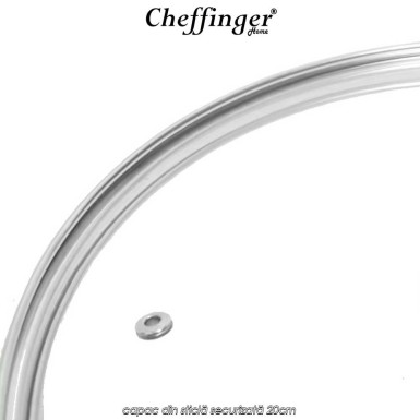 Cheffinger Home Glass Lid GL20 - capac din sticlă securizată 20cm Cheffinger Home Glass Lid GL20 - capac din sticlă securizată 20cm