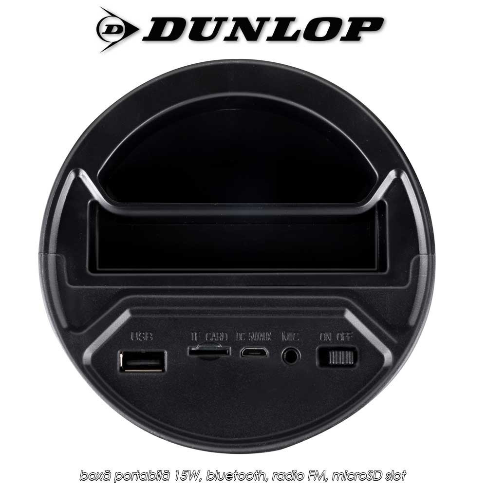 Dunlop TWS Bluetooth Speaker - boxă portabilă 15W, bluetooth, radio FM, microSD slot