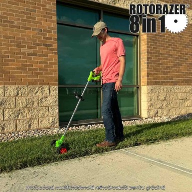 Rotorazer 8in1 - motocoasă multifuncțională reîncărcabilă pentru grădină Rotorazer 8in1 - motocoasă multifuncțională reîncărcabilă pentru grădină