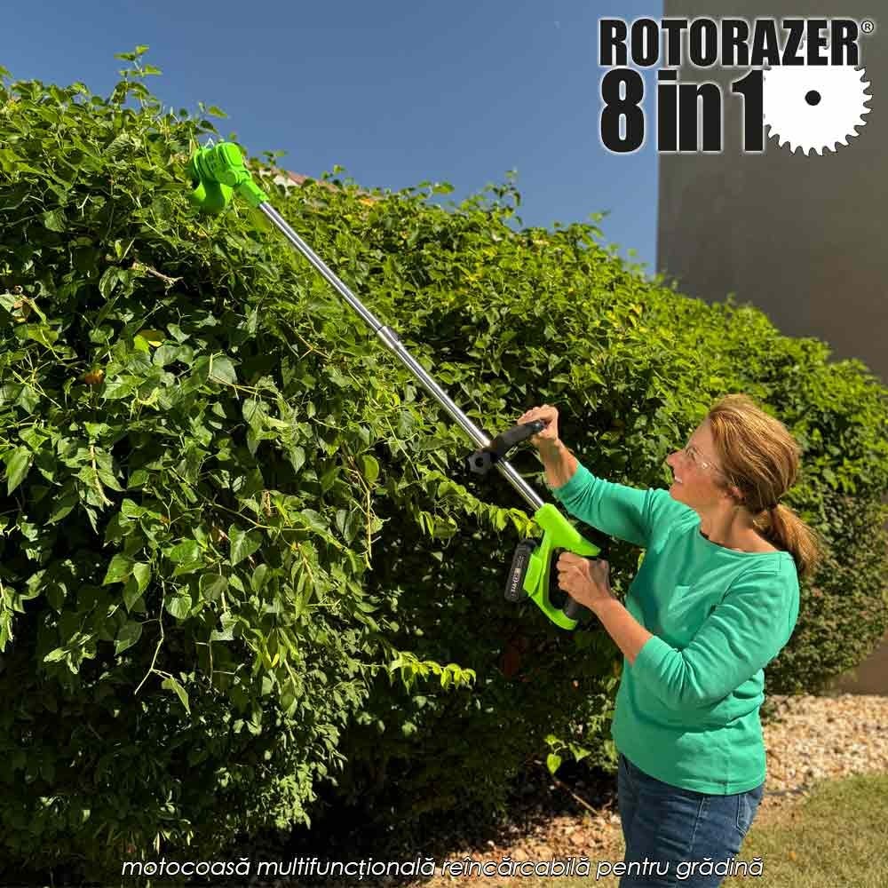 Rotorazer 8in1 - motocoasă multifuncțională reîncărcabilă pentru grădină Rotorazer 8in1 - motocoasă multifuncțională reîncărcabilă pentru grădină