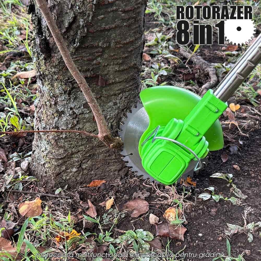 Rotorazer 8in1 - motocoasă multifuncțională reîncărcabilă pentru grădină Rotorazer 8in1 - motocoasă multifuncțională reîncărcabilă pentru grădină