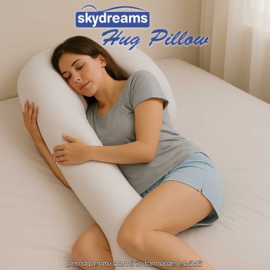 SkyDreams Hug Pillow - pernă pentru dormit în formă de lebădă SkyDreams Hug Pillow - pernă pentru dormit în formă de lebădă