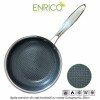 Enrico Tri-Ply Stainless Steel Pan - tigaie premium din oțel inoxidabil cu model Octographic, 28cm