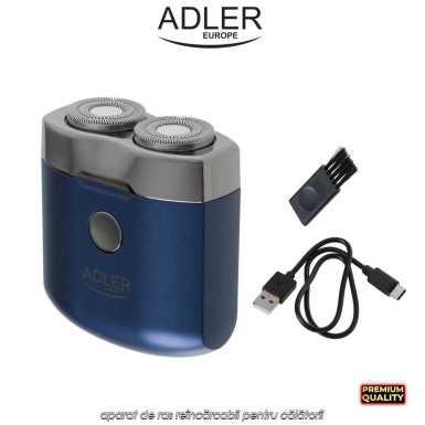 Adler Travel Shaver AD2937 - aparat de ras reîncărcabil pentru călătorii Adler Travel Shaver AD2937 - aparat de ras reîncărcabil pentru călătorii