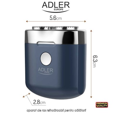 Adler Travel Shaver AD2937 - aparat de ras reîncărcabil pentru călătorii Adler Travel Shaver AD2937 - aparat de ras reîncărcabil pentru călătorii