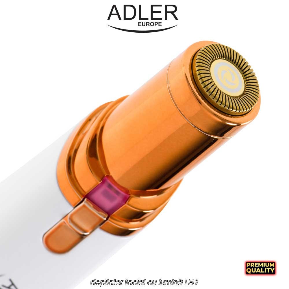 Adler Woman's Trimmer AD2939 - depilator facial cu lumină LED