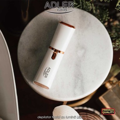 Adler Woman's Trimmer AD2939 - depilator facial cu lumină LED Adler Woman's Trimmer AD2939 - depilator facial cu lumină LED