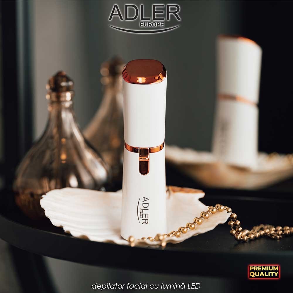 Adler Woman's Trimmer AD2939 - depilator facial cu lumină LED