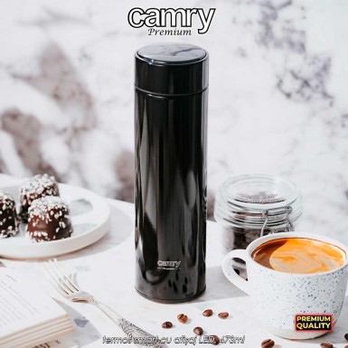 Camry Thermo Flask LED CR4507 - termos smart cu afișaj LED, 473ml Camry Thermo Flask LED CR4507 - termos smart cu afișaj LED, 473ml