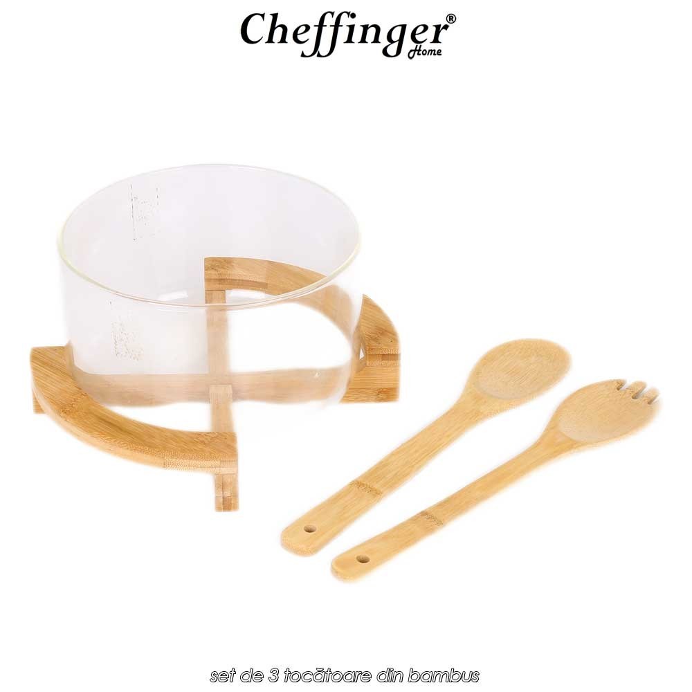 Cheffinger Home BSB21 - set de 4 piese pentru salată