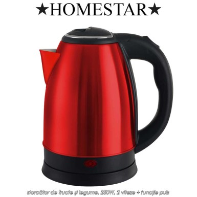 HomeStar Electric Kettle SSK1.8 - fierbător apă electric 1,8 litri HomeStar Electric Kettle SSK1.8 - fierbător apă electric 1,8 litri