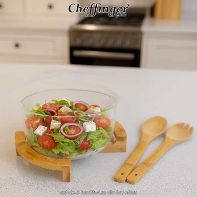 Cheffinger Home BSB21 - set de 4 piese pentru salată Cheffinger Home BSB21 - set de 4 piese pentru salată