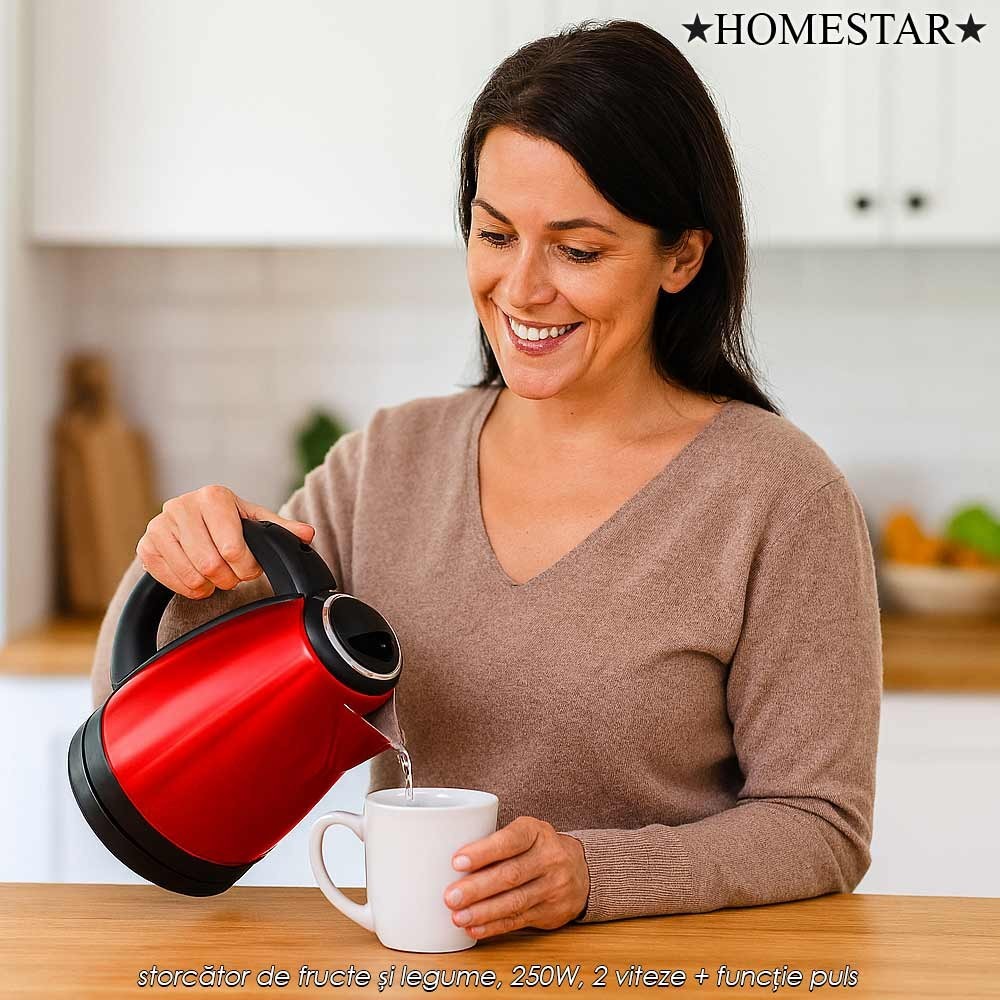 HomeStar Electric Kettle SSK1.8 - fierbător apă electric 1,8 litri