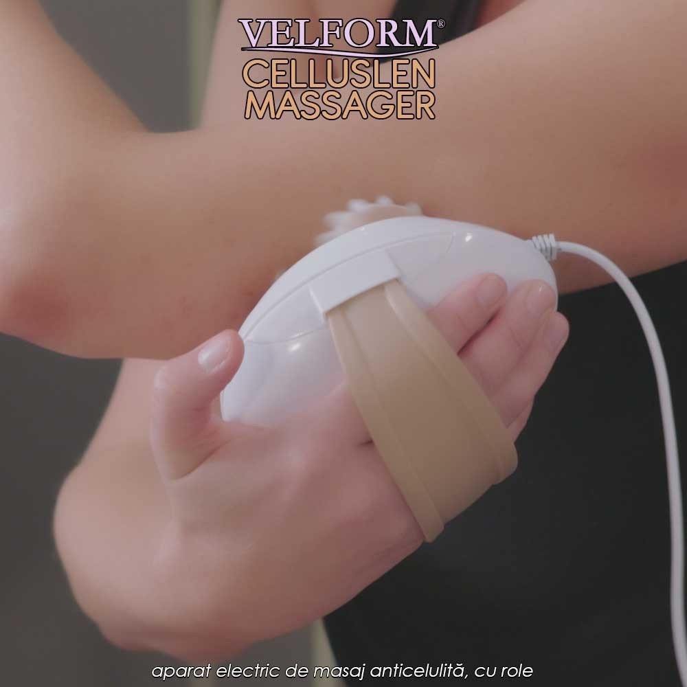 Velform Celluslen Massager - aparat electric de masaj anticelulită, cu role