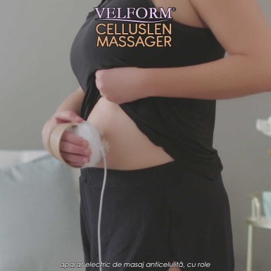 Velform Celluslen Massager - aparat electric de masaj anticelulită, cu role Velform Celluslen Massager - aparat electric de masaj anticelulită, cu role