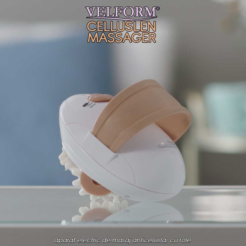 Velform Celluslen Massager - aparat electric de masaj anticelulită, cu role