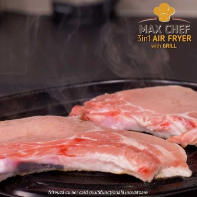 Max Chef Air Fryer 3-in-1 - friteuză cu aer cald multifuncțională inovatoare Max Chef Air Fryer 3-in-1 - friteuză cu aer cald multifuncțională inovatoare