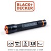 Black+Decker Torch 200 - lanternă cu LED, putere luminare 200 lumeni, cu baterii
