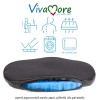 Vivamore Gel Cushion Square – pernă ergonomică pentru șezut, pătrată, din gel elastic