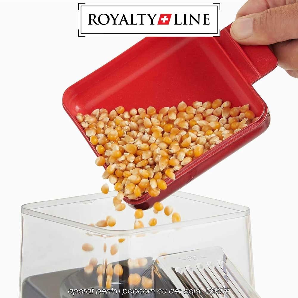 Royalty Line PCM-7305 - aparat pentru popcorn cu aer cald, 1200W