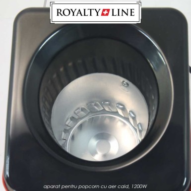 Royalty Line PCM-7305 - aparat pentru popcorn cu aer cald, 1200W Royalty Line PCM-7305 - aparat pentru popcorn cu aer cald, 1200W