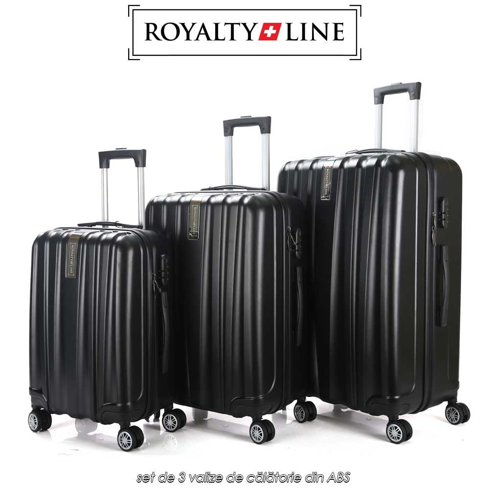Royalty Line LTS-1870 - set de 3 valize de călătorie din ABS