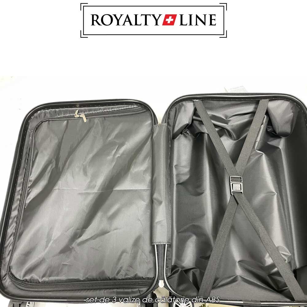 Royalty Line LTS-1870 - set de 3 valize de călătorie din ABS