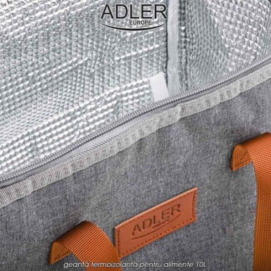 Adler Thermal Bag AD4523 - geantă termoizolantă pentru alimente 10L