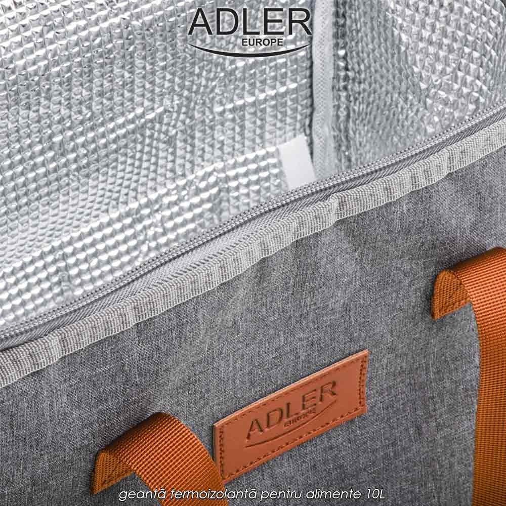 Adler Thermal Bag AD4523 - geantă termoizolantă pentru alimente 10L
