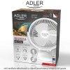 Adler AD 7342 Rechargeble Clip-On Fan - mini ventilator reîncărcabil cu clemă de prindere și rotație la 360 grade