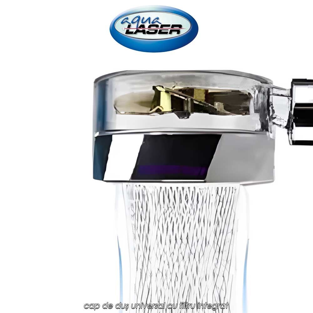 Aqua Laser Water Saving Shower Head - cap de duș universal cu filtru integrat
