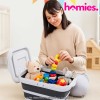 Homies Foldable Storage Box Black - cutie depozitare pliabilă cu capac, 7L