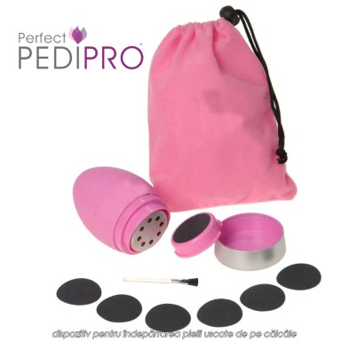 Perfect Pedi Pro - dispozitiv pentru indepartarea pielii uscate de pe calcaie Perfect Pedi Pro - dispozitiv pentru indepartarea pielii uscate de pe calcaie