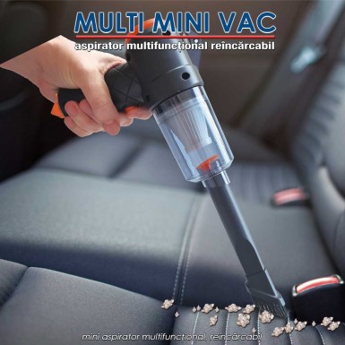 Multi Mini Vac - mini aspirator multifuncțional, reîncărcabil Multi Mini Vac - mini aspirator multifuncțional, reîncărcabil