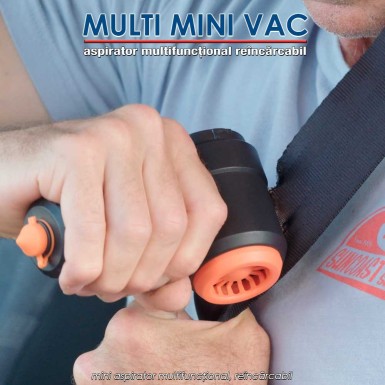 Multi Mini Vac - mini aspirator multifuncțional, reîncărcabil Multi Mini Vac - mini aspirator multifuncțional, reîncărcabil
