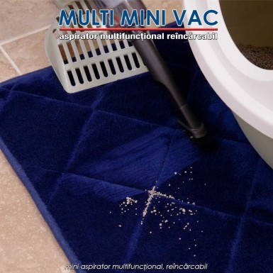 Multi Mini Vac - mini aspirator multifuncțional, reîncărcabil Multi Mini Vac - mini aspirator multifuncțional, reîncărcabil